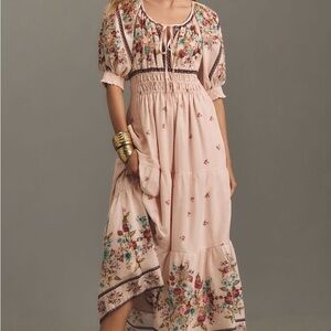 Anthropologie Somerset Maxi: Puff-sleeve edition